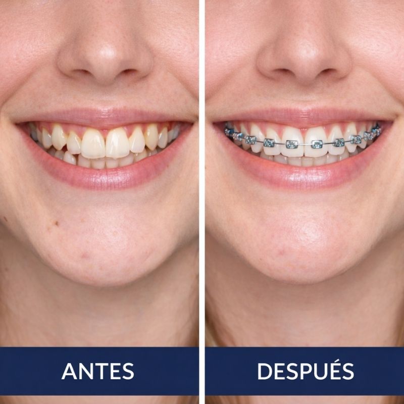 Ántes y después, Ortodoncia en BC Dental